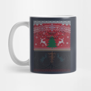 Stranger Things Christmas in the Upside Down Mug